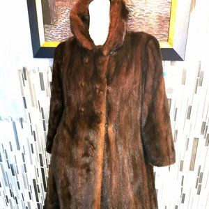 Luxury furs Los Angeles Women’s Mink Coat Genuine Fur S/M Genuine Mink Coat. Pay